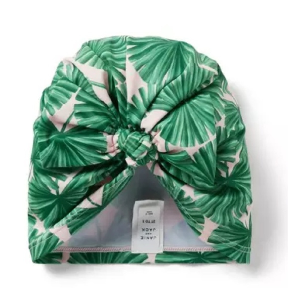 Janie & Jack Recycled Palm Swim Headwrap